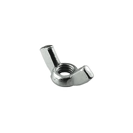 Newport Fasteners Wing Nut, #6-32, Steel, Zinc Plated, 0.41 in Ht, 0.72 in Max Wing Span, 10000 PK 928733-BR-10000